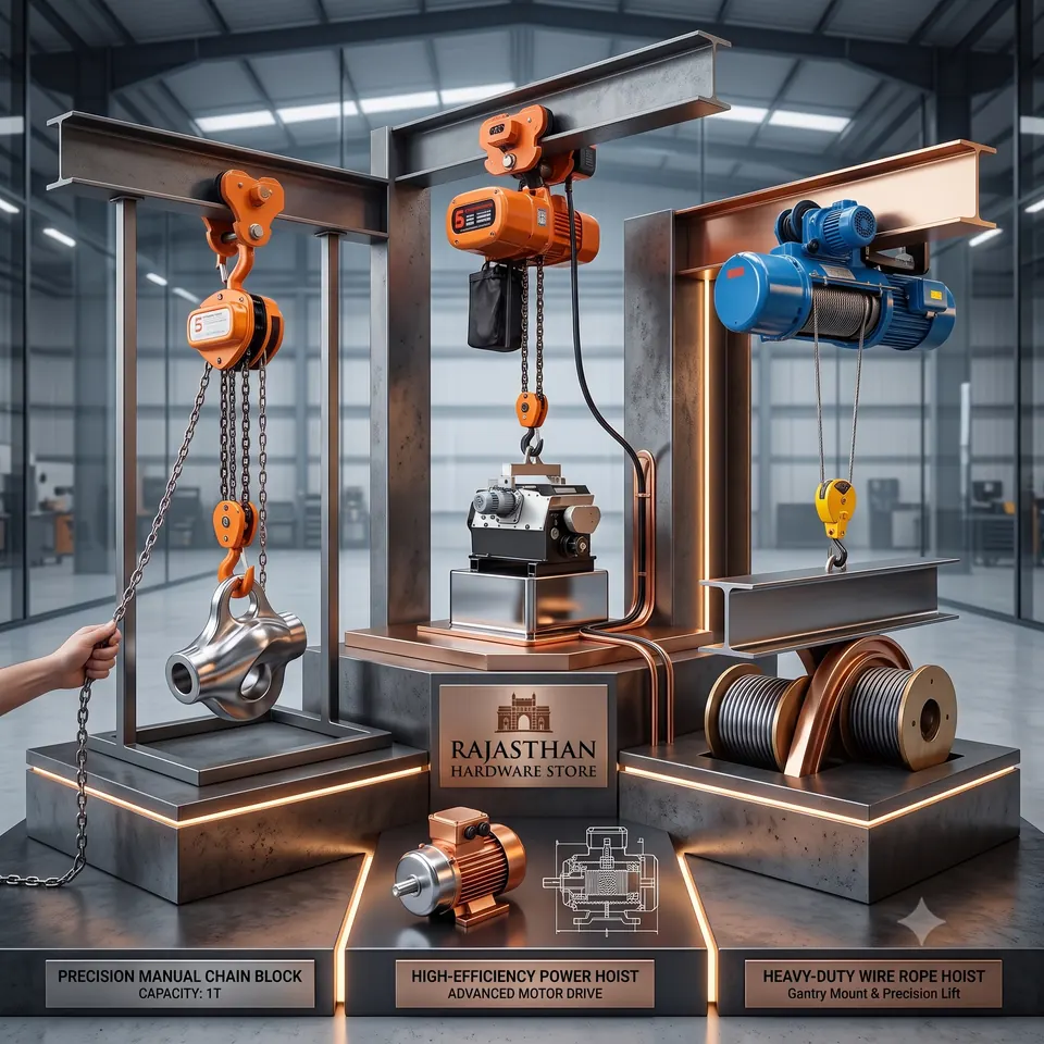 Manual chain block and chain hoist