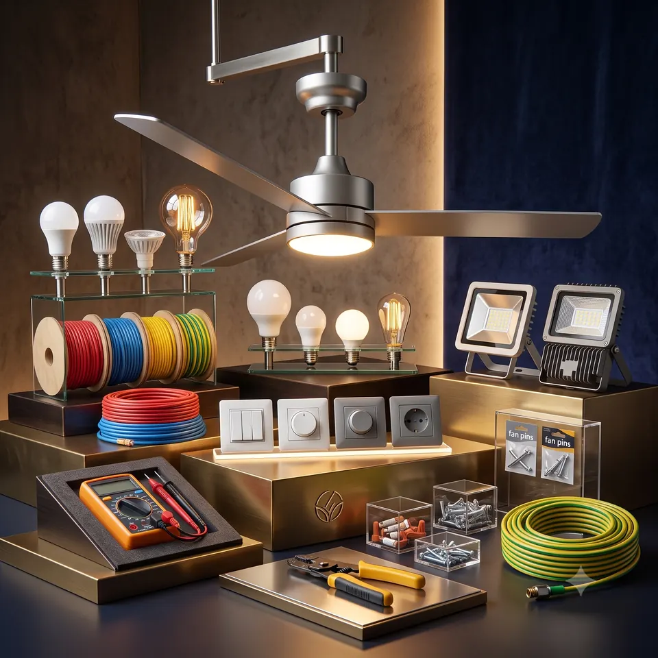 Electrical lights and components