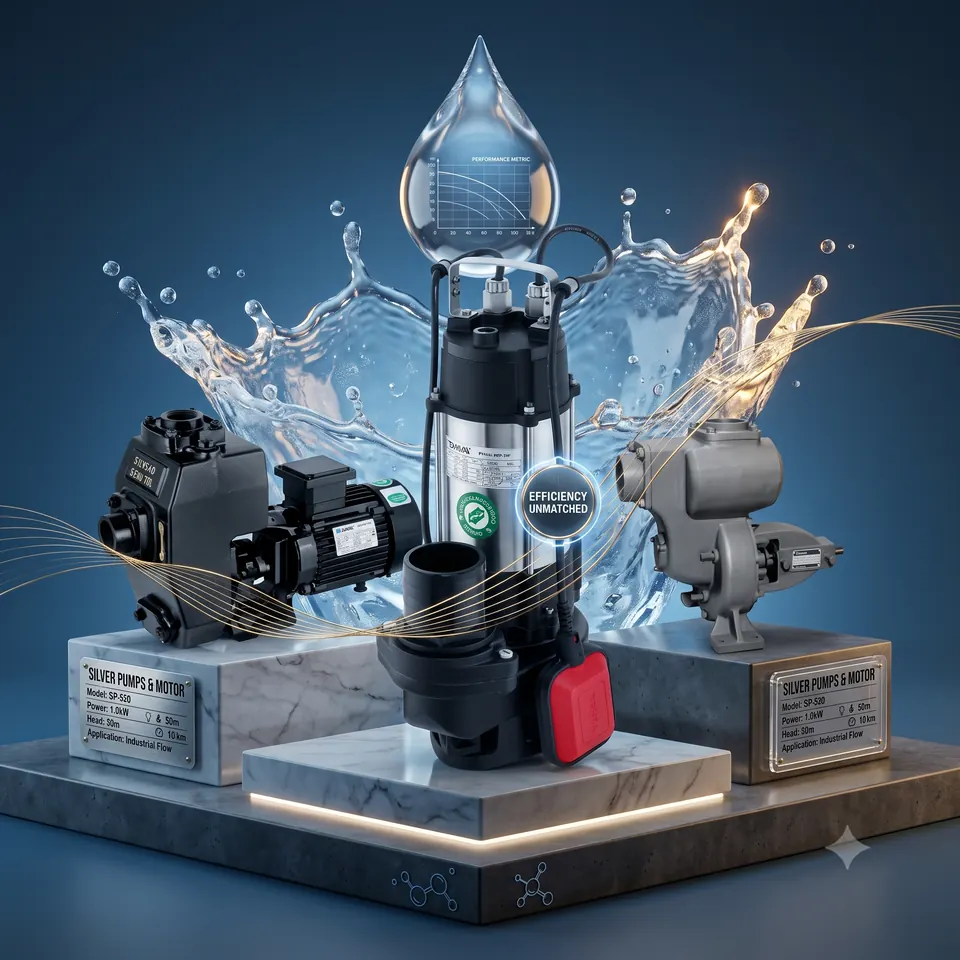 Silver mud pumps