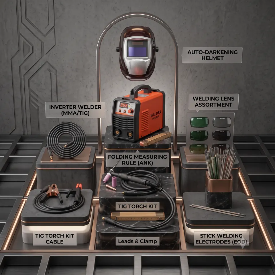 Welding machine and accessories